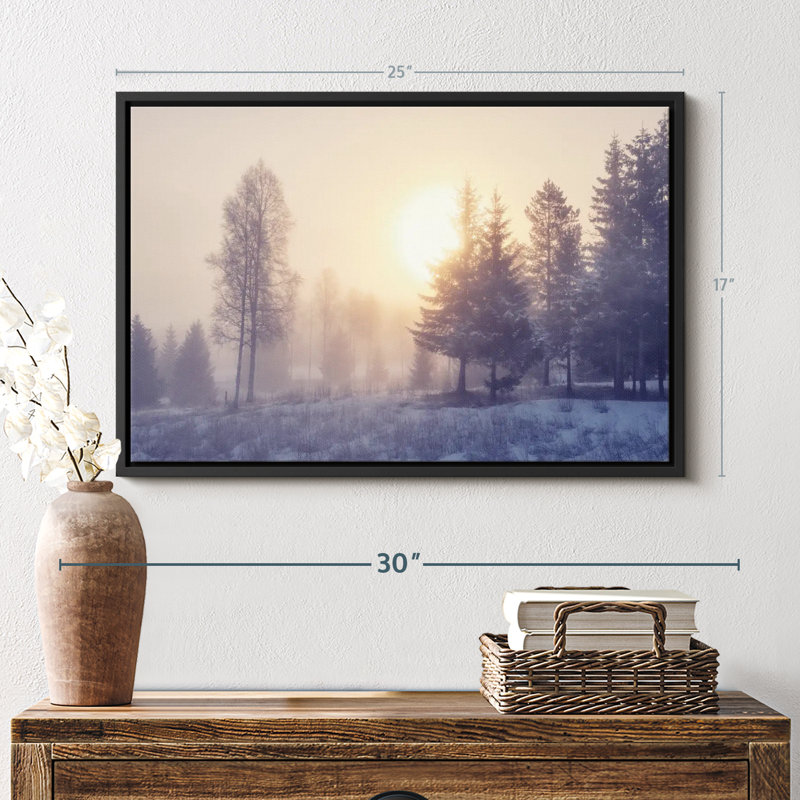" Winter Dawn ", 25" H x 17" W