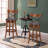 Laclair Swivel Upholstered Counter Stool with Solid Wood Frame-1610574112-1610574113