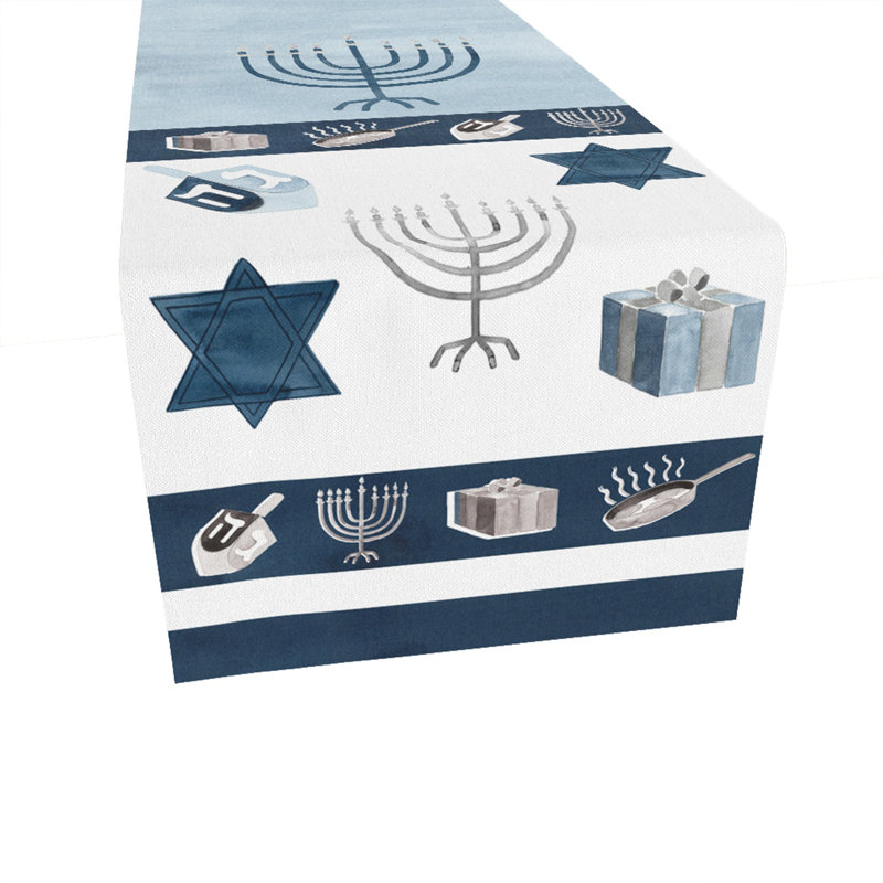 Hanukkah Hanukkah Table Runner, 72'' L x 13'' W