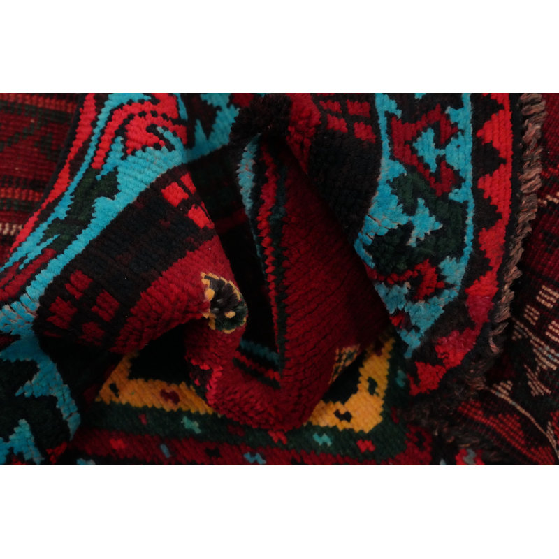 Tapis traditionnel rétro géométrique 5 x 9