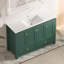 Ensemble de meuble-lavabo avec lavabo en résine, 4 portes à fermeture douce et 2 tiroirs-1315064034