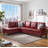 Glennia Faux Leather L-Shaped Sectional-81227824-87463994