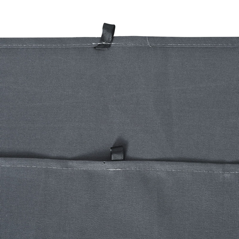 Aydrie Dakota Fields Fabric Side Wall, Black