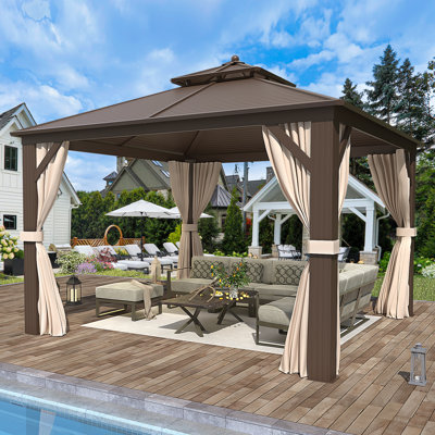 12 Ft. W x 12 Ft. D Aluminium Gazebo