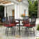 Alyne Square 4 - Person 32'' Long Bar Height Dining Set with Cushions