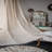 Rustic Floral  Semi Sheer Cotton Linen Blend  Drapes Curtain(2 Pieces)-1734772235