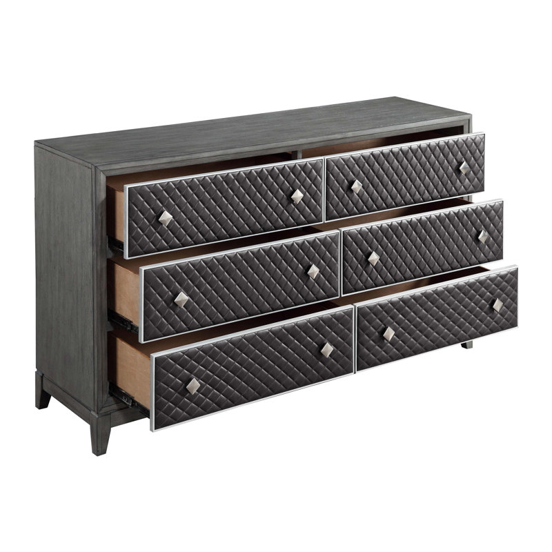 Commode double l 6 tiroirs Randahl