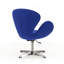 Fauteuil ballon rembourré en métal Raspberry Modern-25675679