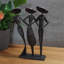LADIES AT THE RACES Iron Figurine 27cm-92166307