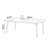 White Rectangular Sintered Stone Tabletop Dining Table-1969528195