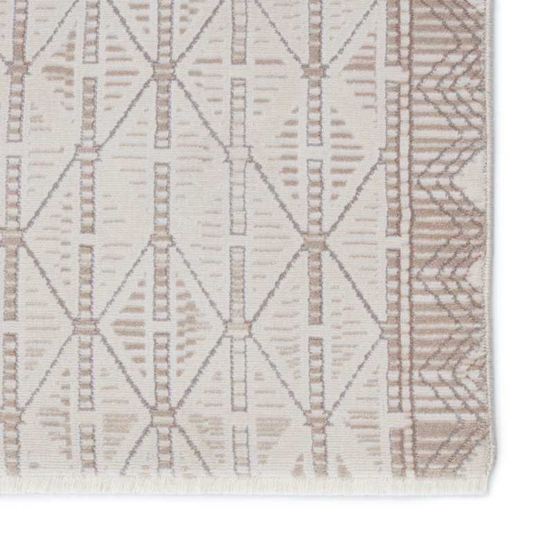 Tapis crème Morgane, Rectangle 9 pi 6 po x 12 pi 6 po
