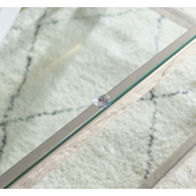 Table basse 47 po, Argent argent