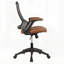 Chaise de bureau en filet à dossier moyen avec accoudoirs réglables en hauteur pour un confort et un soutien ergonomiques