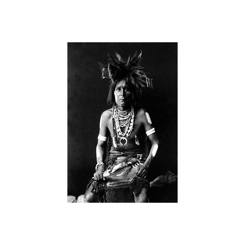 Snake Priest Photographic Print, 42" H x 28" W x 1.5" D