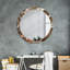 Huldar Glass Flat Wall Mirror