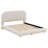 Upholstered Panel Bed-2108809126