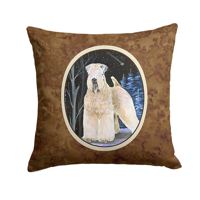 Coussin intérieur / extérieur Starry Night Wheaten Terrier