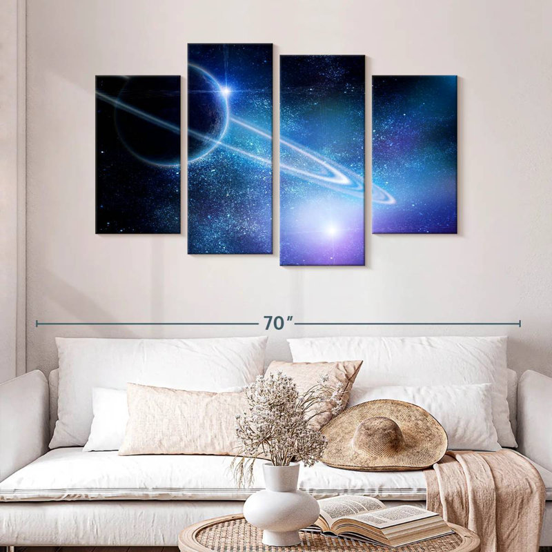 Oberle Ringed Saturn, 32"H x 52"W