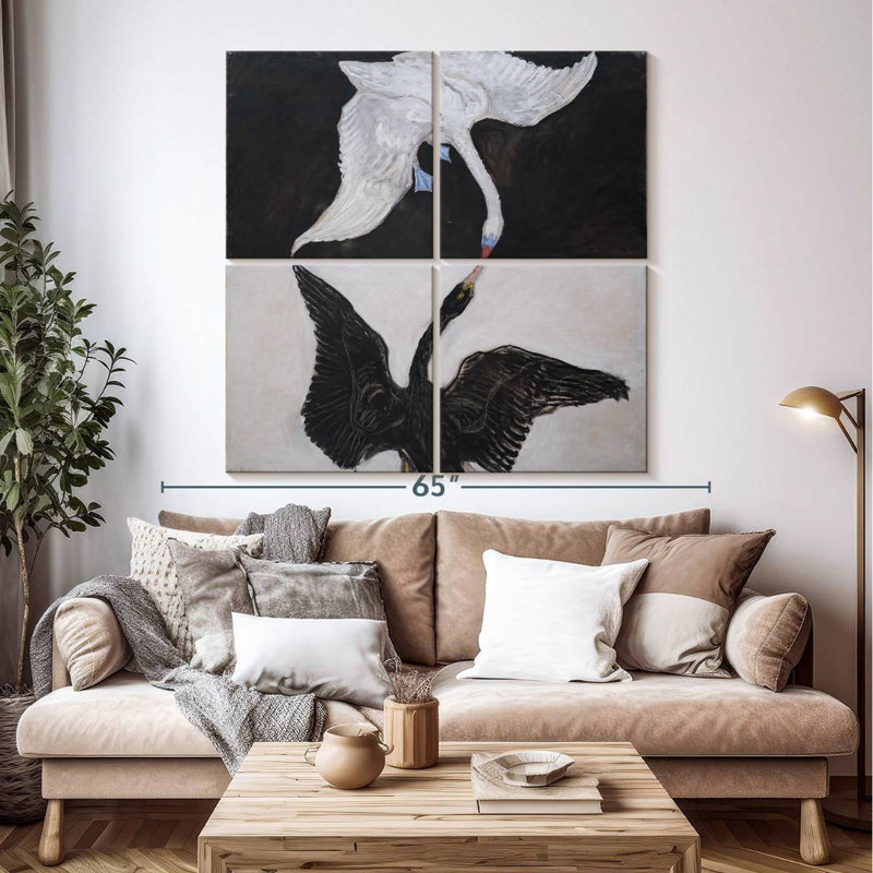 Brampt The Swan No. 1, 50'' H x 50'' W