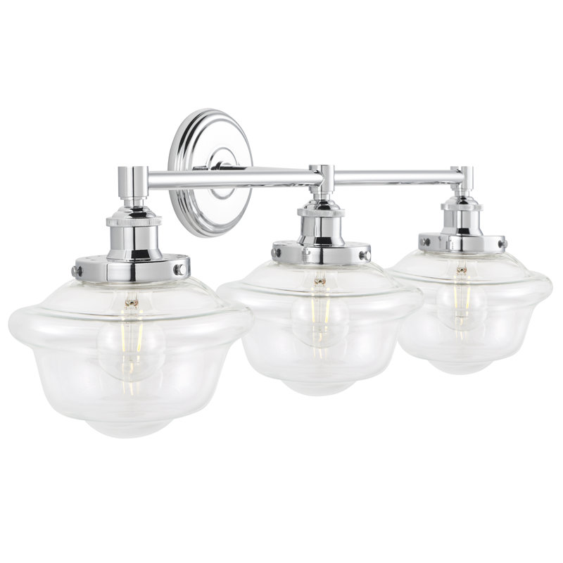 Sille 3 - Light Dimmable Vanity Light, Polished Chrome, Clear, Yes