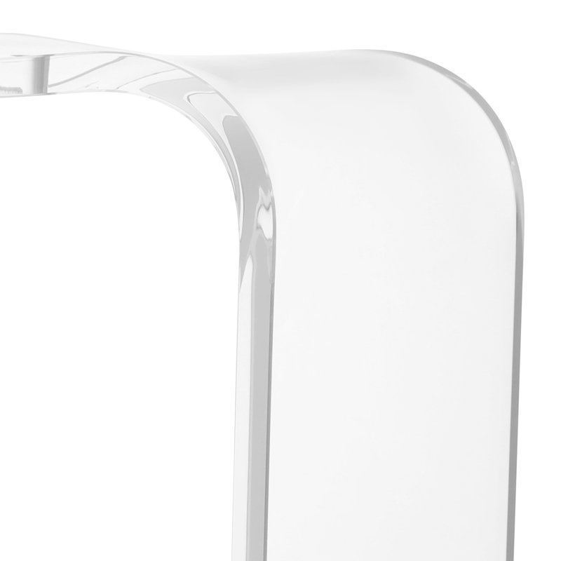 Siège de chaise de salle de bain en forme de U en acrylique 15,5 "capacité 300Lbs pour banc de douche