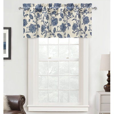 Jasinski Linen Blend Blackout Thermal Insulated Energy Saving Privacy Window Linen Curtain Valance Rod Pocket 2 Layers Single