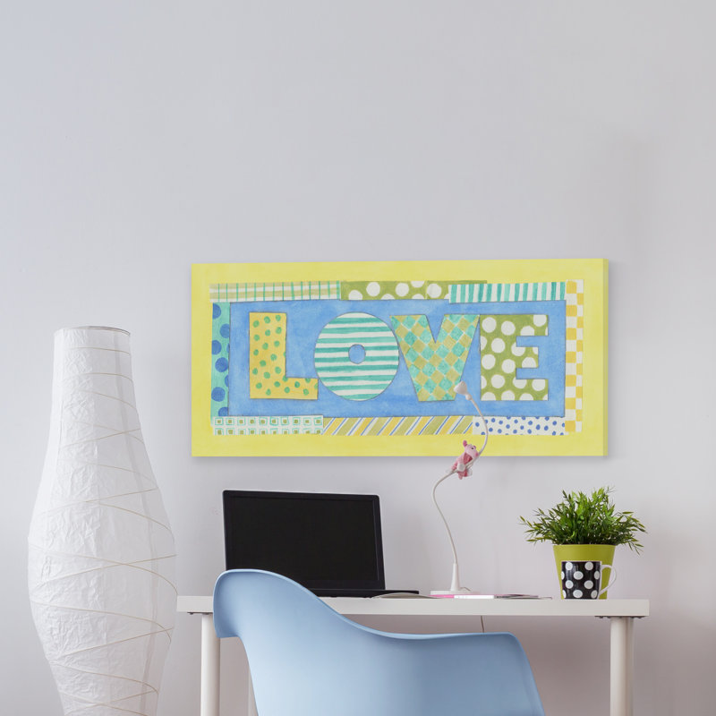 «Paschall Love II», reproduction sur toile tendue, H 6 po x l 12 po x P 1,5 po