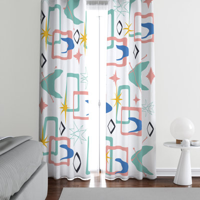 Semi Sheer Curtain Pair