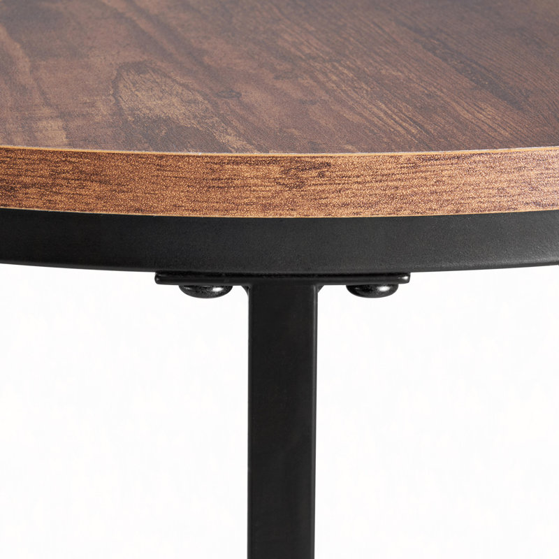 Ensemble de 2 tables basses gigognes, tables basses gigognes de 23,6 po, tables gigognes pour petits espaces, tables de bout avec tables de bout et structure en métal, pour salon, chambre à coucher, bureau