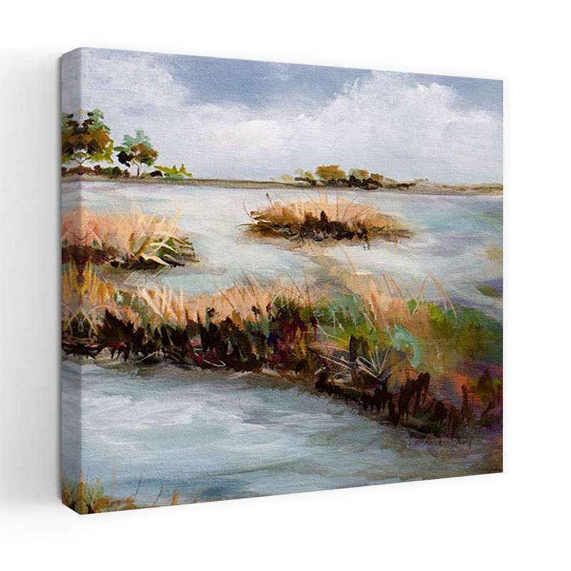 Can You Hear The Bird Song II, paysage contemporain contemporain, art, H 48 po x l 48 po