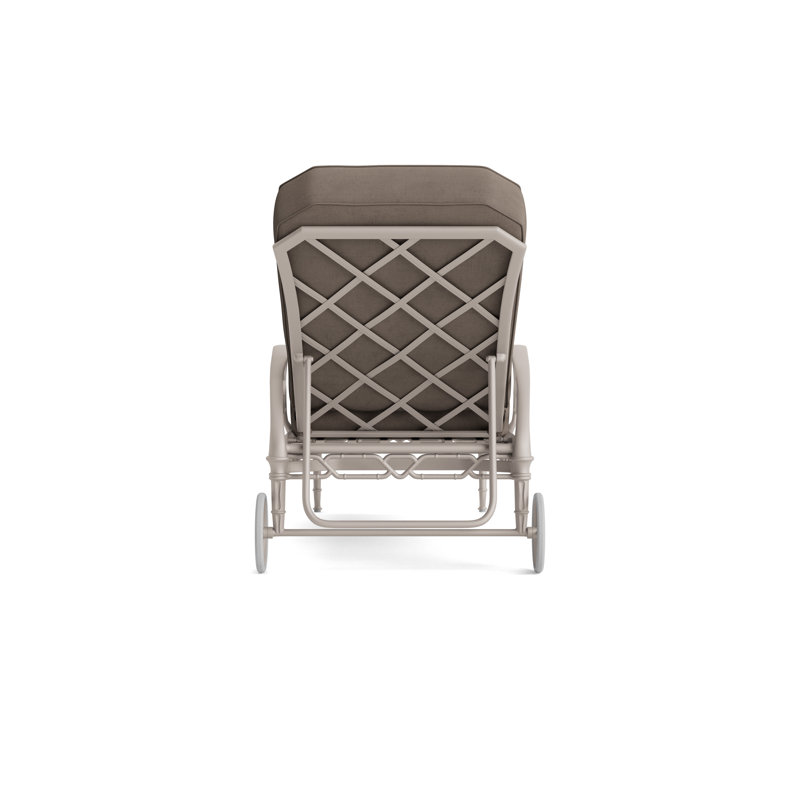 Calcutta Outdoor Chaise Lounge, Dove Smooth, Fusion Moccasian