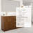 Ilsa 60"W X 18"D Double Sink Bathroom Vanity With White Carrara Quartz Countertop And Undermount Porcelain Sinks-1468328316