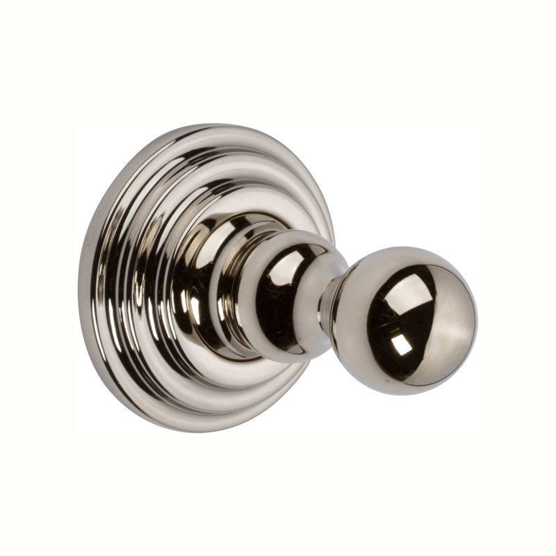 Chelsea Single Robe Hook, Polished Nickel