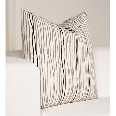 Magnolia Home Fashions Meander Artistic Stripe Accent Pillow