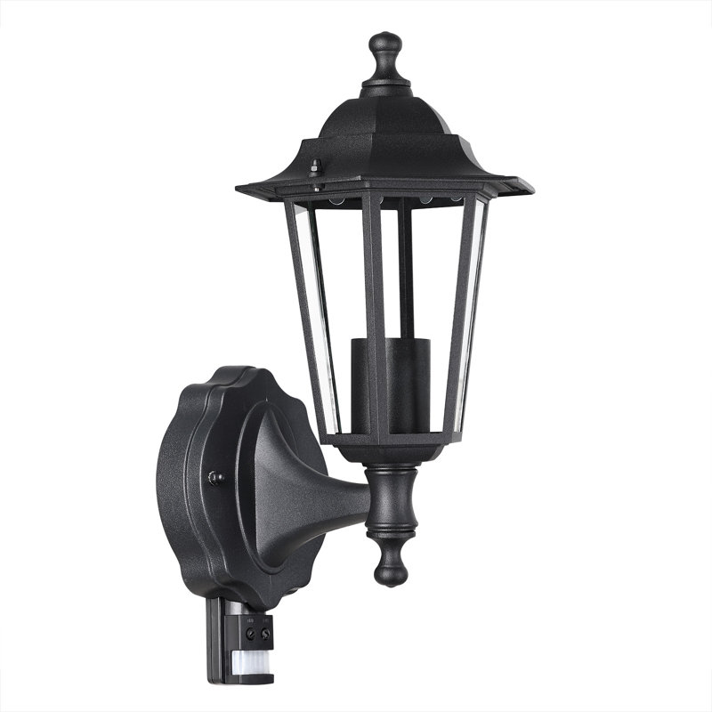 Lynnai 18.3Cm H Solar Powered Integrated LED Outdoor Armed Sconce with Dusk to Dawn