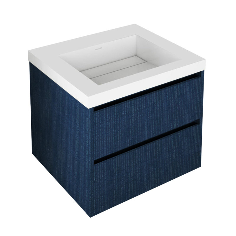 Kubista 23.75'' W Single Bathroom Vanity Base, Horizon Blue