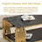 Vaili 51" L x 27.5" W 2-Tier Rectangular Tempered Glass Top Coffee Table for Living Room-792300851