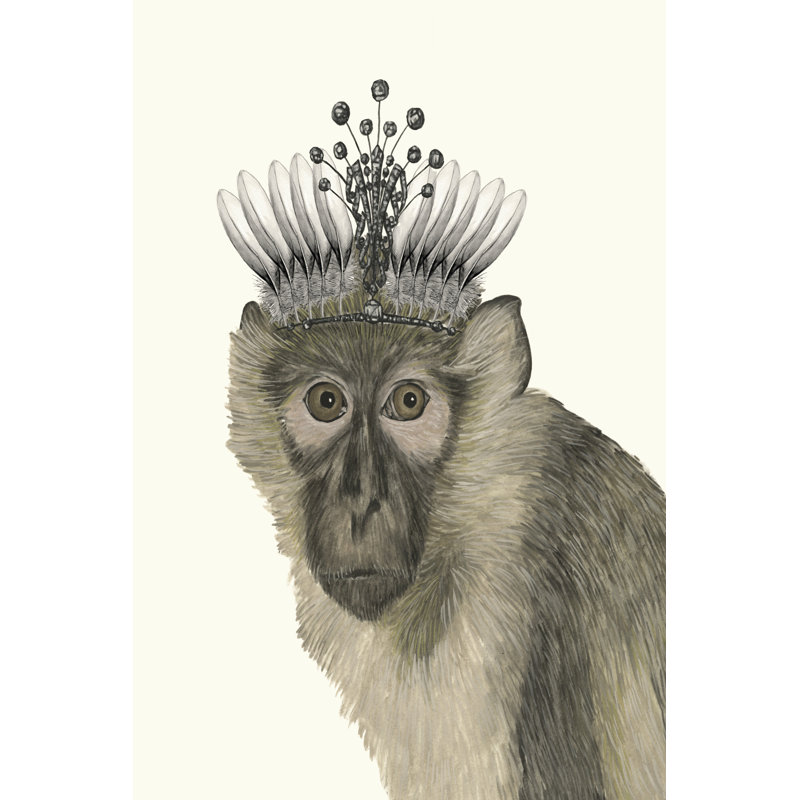 Majestic Monkey I - Wrapped Canvas Print, 30cm H x 20cm W