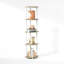 Bibliothèque de coin en plastique H 57,7 po x l 11,6 po Shamblin-1710820599