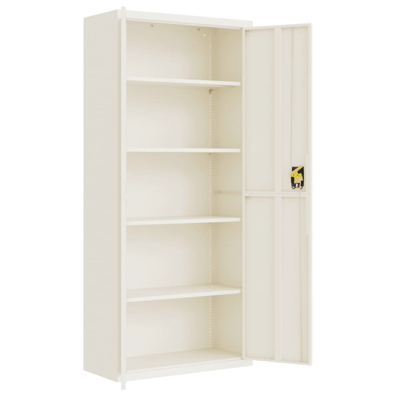 Adriean 2 -Door 4 -Shelf, White