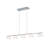 5-Light Bell Iridescent Glass LED Chandelier