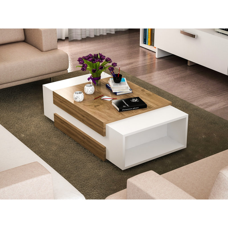 Table basse avec rangement Strausbaugh