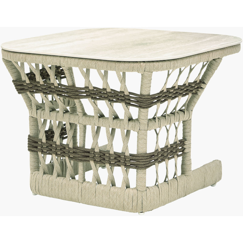 Winder Outdoor Table, 17.72" H x 24" W x 24" D