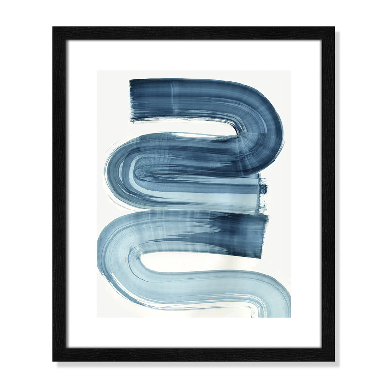 Eversong - Cadre photo, reproduction d'art sur papier, H 19 po x l 16 po x P 0,75 po, Grain de bois noir