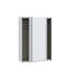 Modern Wardrobe with 2 Sliding Doors, Engineered Wood, White-1697367254-1701961221