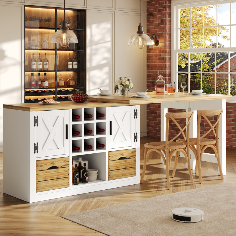 Kitchen Island, White