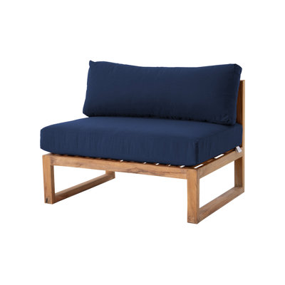 Fauteuil d'extérieur en teck Premer