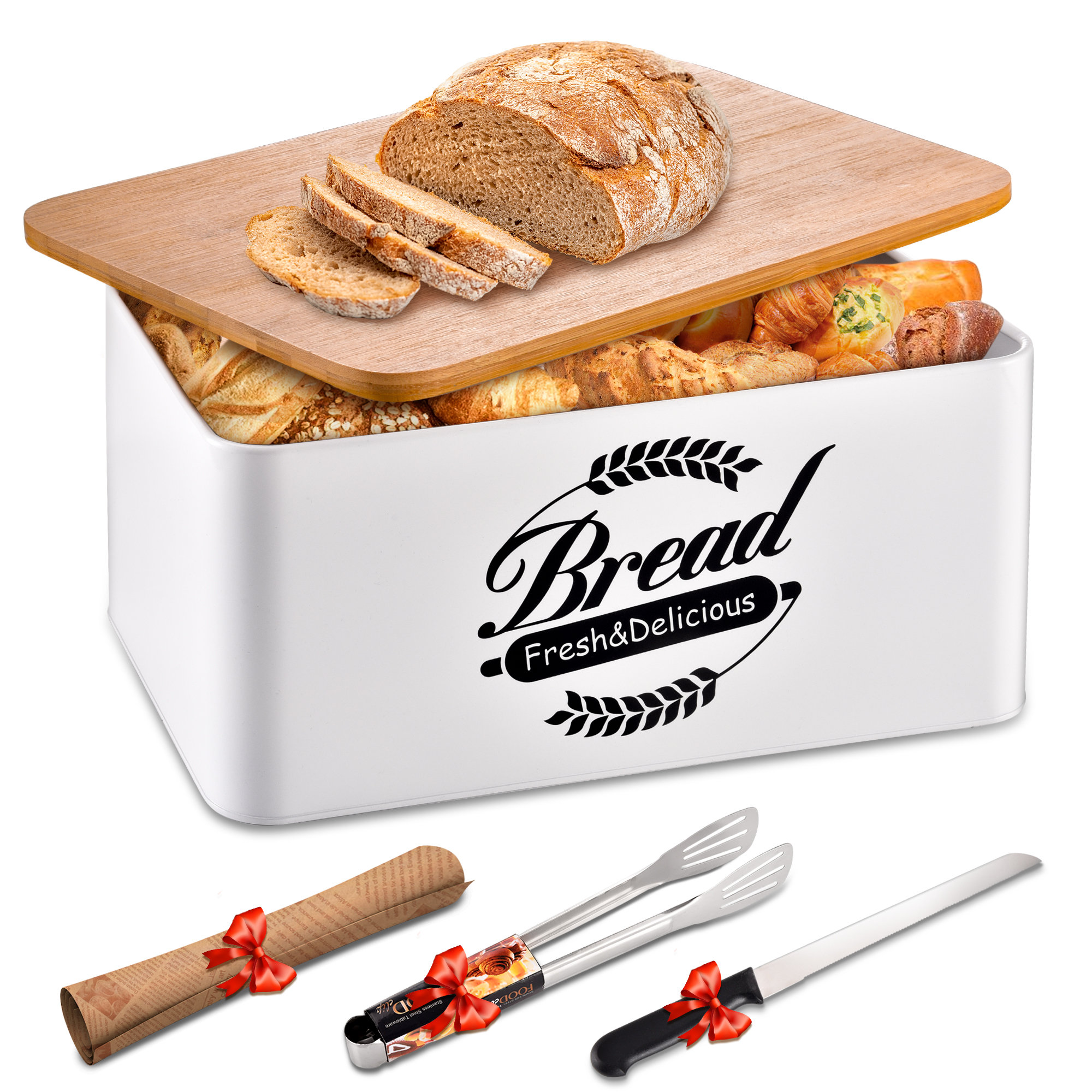 loaf bread storage container airtight bread keeper for homemade