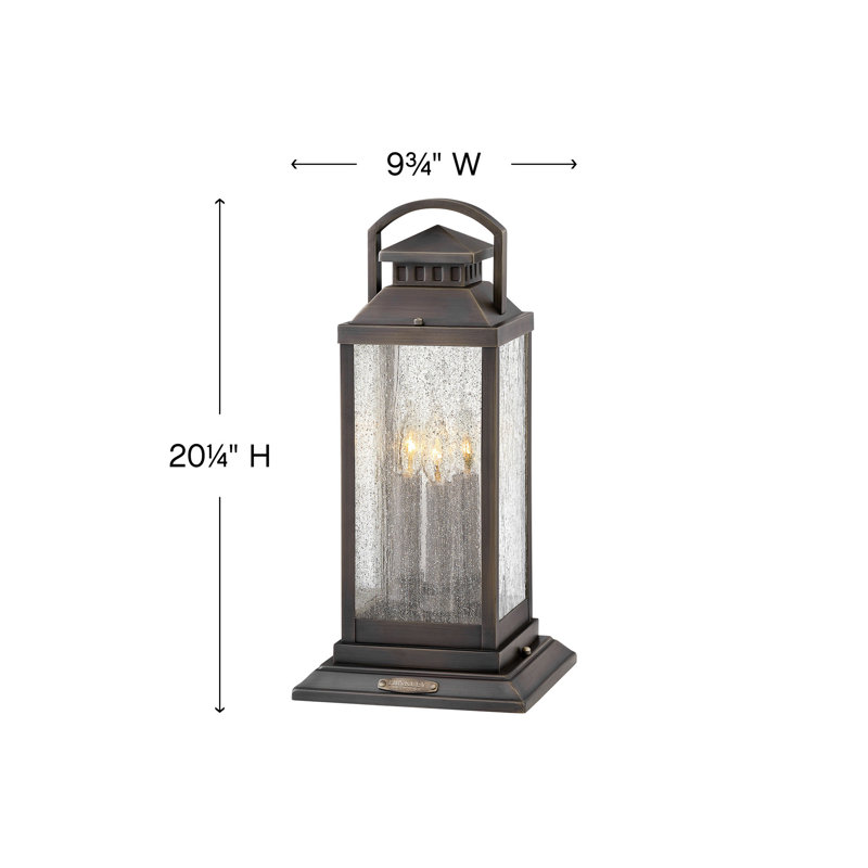 Revere Outdoor 3-Light Lantern Head
