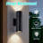 Modern Black Round  LED Waterproof Aluminum Outdoor Wall Light-128741516